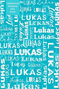 Lukas Composition Notebook Wide Ruled