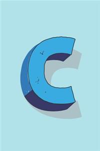 Letter C Monogram Notebook