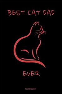 Best Cat Dad Ever Notebook