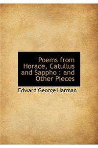 Poems from Horace, Catullus and Sappho