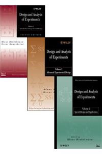 Design and Analysis of Experiments, 3 Volume Set