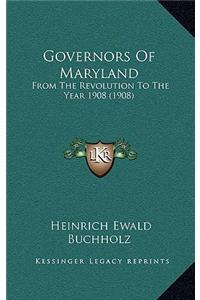Governors of Maryland