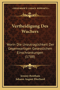 Vertheidigung Des Wuchers
