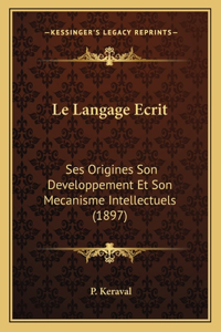 Langage Ecrit