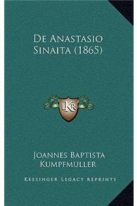 De Anastasio Sinaita (1865)