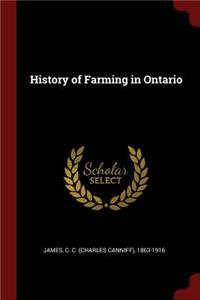 History of Farming in Ontario