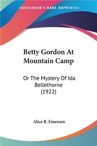 Betty Gordon At Mountain Camp