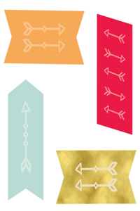 Aim High Arrows Cutouts