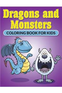 Dragons and Monsters. Coloring Book for Kids