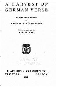 A Harvest of German Verse
