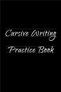 Cursive Writing Practice Book