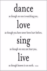 Dance, Love, Sing