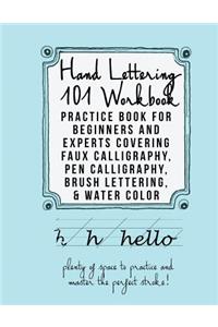 Hand Lettering 101 Workbook