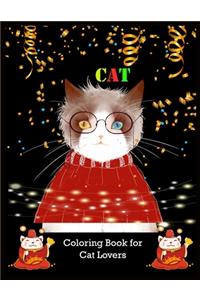 CAT Coloring Book for Cat Lovers