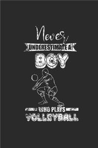 Never Underestimate A Boy Who Plays Volleyball