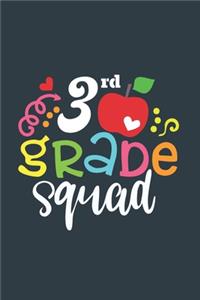 3 rd Grade Squad for students and teacher Gift 3 rd Grade A beautiful personalized