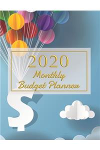 2020 Monthly Budget Planner: Expense Finance Budget book By A Year Monthly Weekly & Daily calendar Bill Budgeting Planner And Organizer Tracker Workbook journals Business Money 