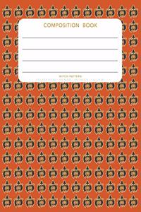 Witch Pattern - Composition Book