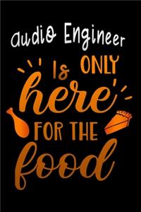 Audio Engineer is only here for the food