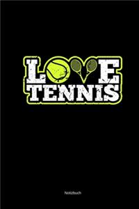 Love Tennis Notizbuch