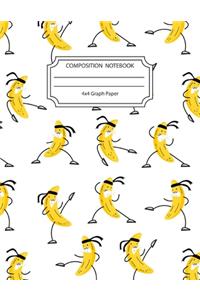 Composition Notebook 4x4 Graph Paper
