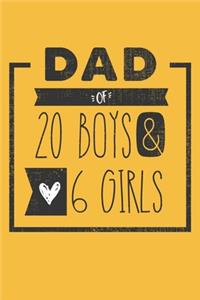 DAD of 20 BOYS & 6 GIRLS