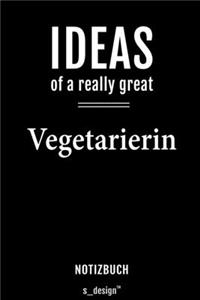 Notizbuch für Vegetarier / Vegetarierin