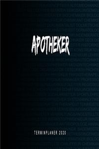 Apotheker - Terminplaner 2020