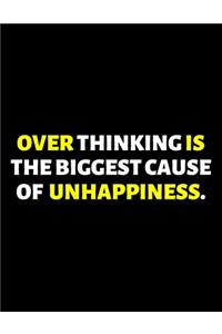 Over Thinking Is The Biggest Cause Of Unhappiness