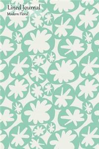 Lined Journal Modern Floral