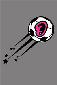 O Monogram Initial Soccer Journal