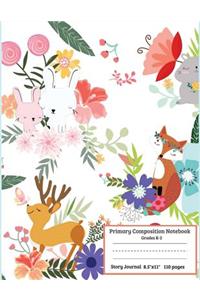 Primary Composition Notebook Grades K-2 Story Journal