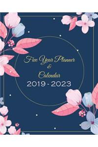 2019-2023 Five Year Planner And Calendar