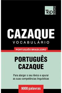 Vocabulário Português Brasileiro-Cazaque - 9000 palavras