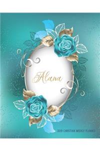 Alana, 2019 Christian Weekly Planner