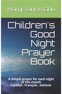 Children's Good Night Prayer Book