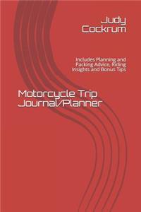 Motorcycle Trip Journal/Planner
