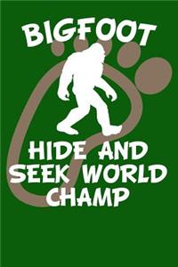 Bigfoot Hide and Seek World Champ