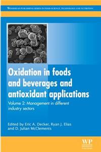 Oxidation in Foods and Beverages and Antioxidant Applications: Management in Different Industry Sectors