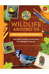 Birds: Field Guide & Drawing Book
