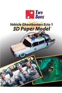 Vehicle Ghostbusters Ecto1 3D Paper Model