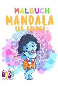 Mandala Malbuch für Kinder 4-6 Jahre alt Einfache Mandalas