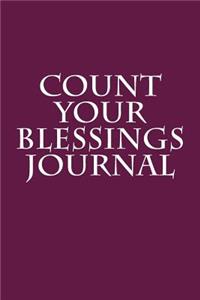 Count Your Blessings Journal