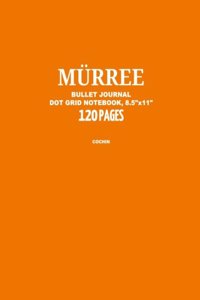 Murree Bullet Journal, Cochin, Dot Grid Notebook, 8.5 x 11, 120 Pages