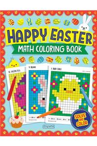 Happy Easter Math Coloring Book