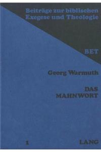 Das Mahnwort