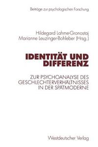 Identität Und Differenz