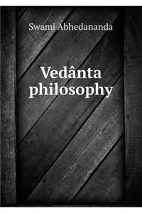 Vedânta philosophy