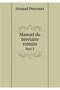 Manuel Du Breviaire Romain Part 3