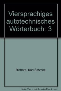 Viersprachiges autotechnisches Worterbuch
